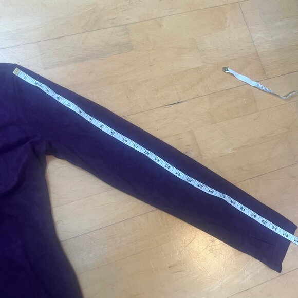 Eddie Bauer Womens Purple Paisley 1/2 Zip Long Sleeve Pullover, Size Medium - Picture 10 of 12